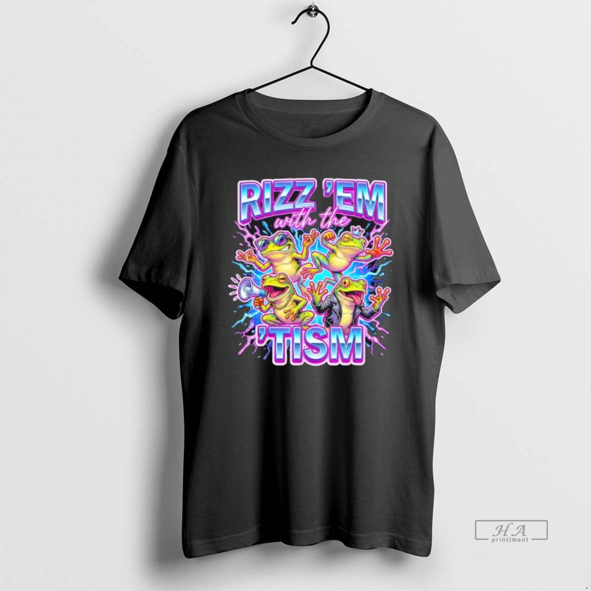 Official Frog Autism Rizz Em With The Tism T-Shirts, Hoodie, Sweatshirt | AU01DripNestTees.com