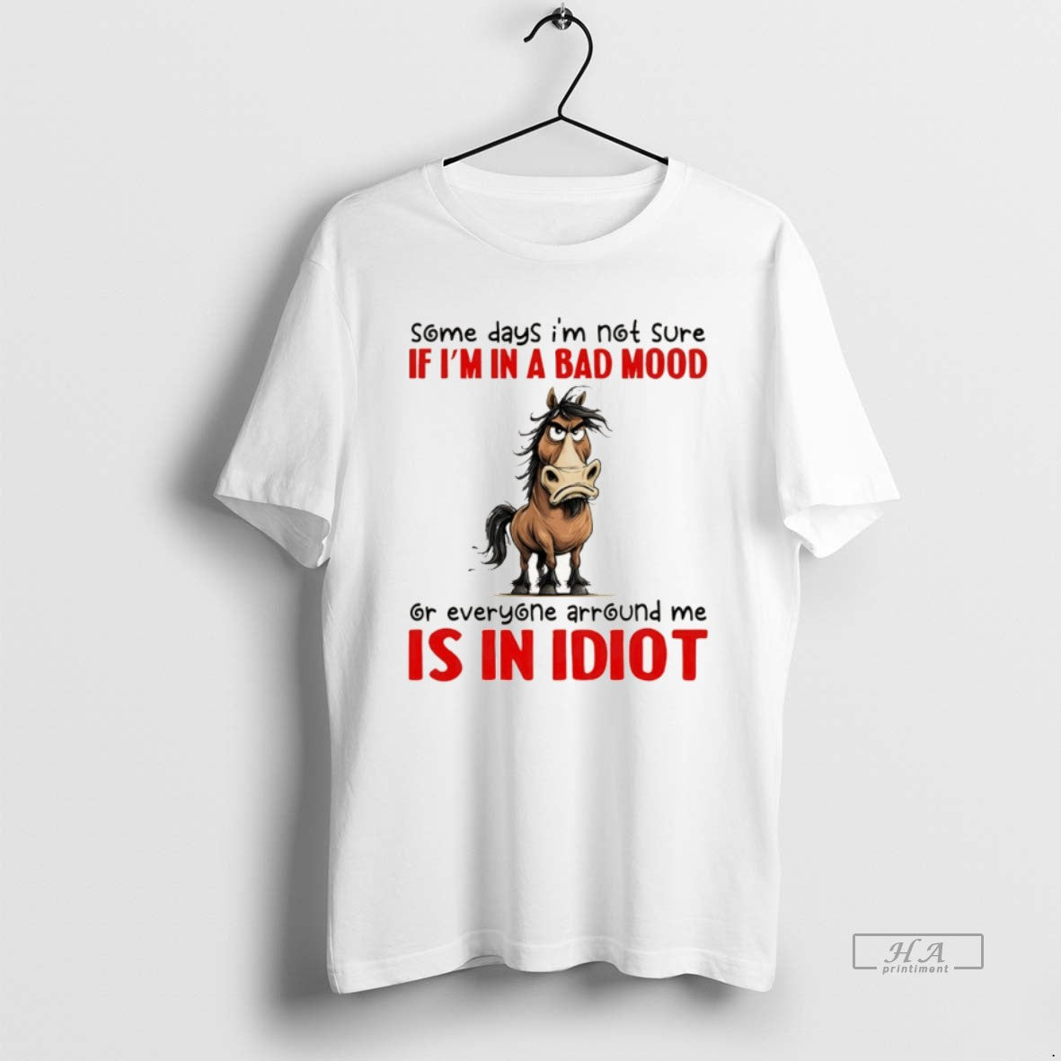 Official Funny Donkey Some Days Im Not Sure If Im In A Bad Mood Or T-Shirts, Hoodie, Sweatshirt | AU01DripNestTees.com