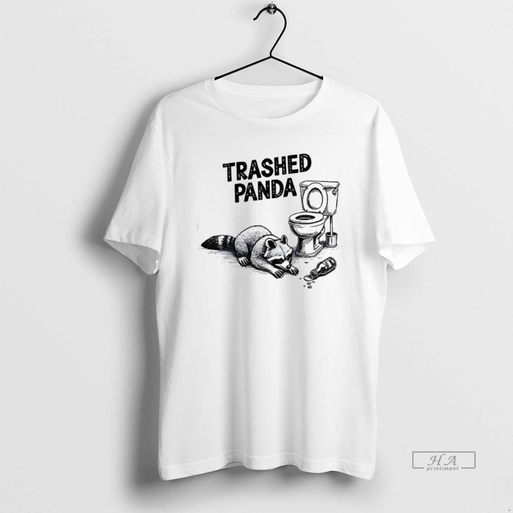 Official Funny Trashed Panda Racoon Gets Drunk T-Shirts, Hoodie, Sweatshirt | AU01DripNestTees.com