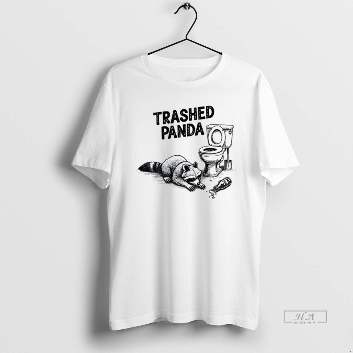 Official Funny Trashed Panda Racoon Gets Drunk T-Shirts, Hoodie, Sweatshirt | AU01DripNestTees.com
