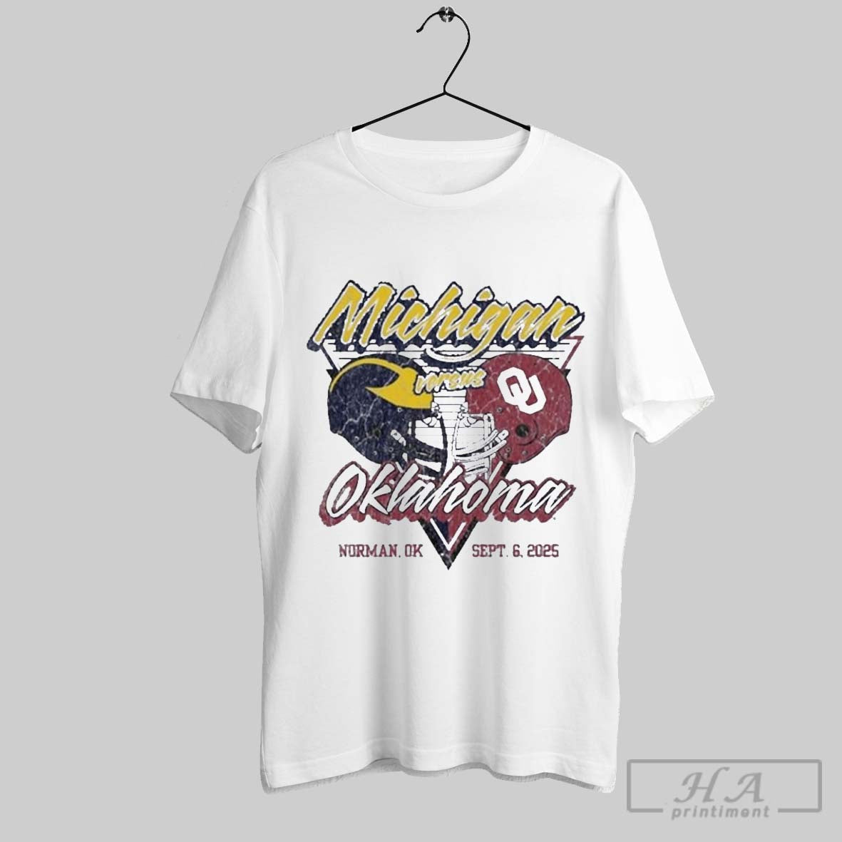 Official Gameday Showdown 2025 Michigan Vs Oklahoma Matchup T
