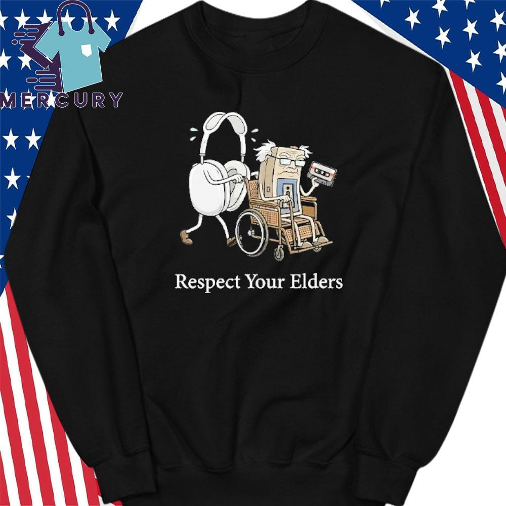 Gaming & Tech Focus Respect Your Elders Shirt