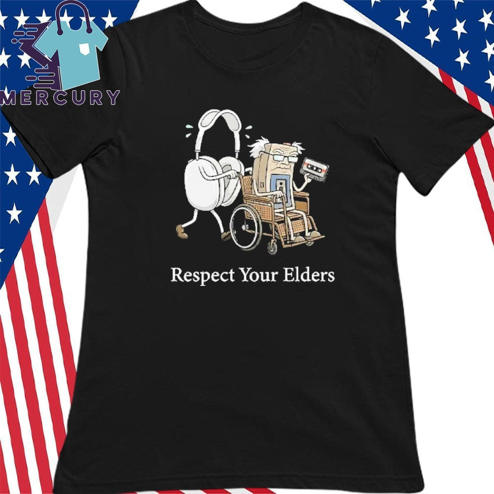 Gaming & Tech Focus Respect Your Elders Shirt