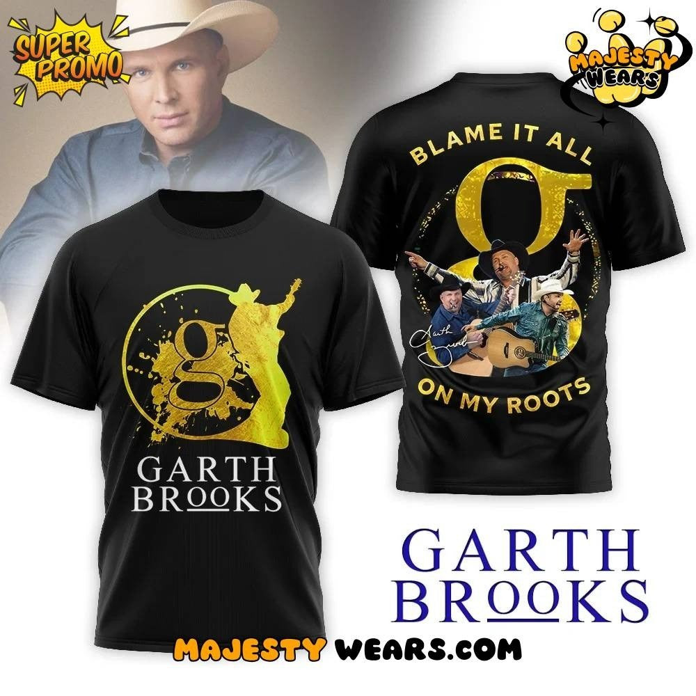 Garth Brooks Blame It All On My Roots Shirt