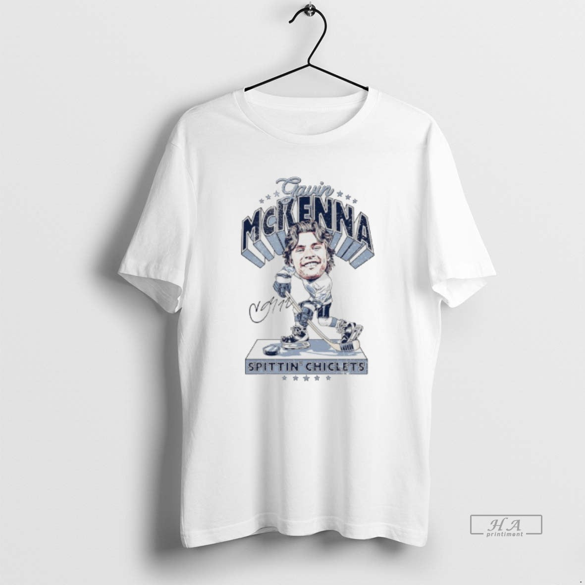 Official Gavin Mckenna Penn State Hockey X Spittin Chiclets Signature T-Shirts, Hoodie, Sweatshirt | AU01DripNestTees.com