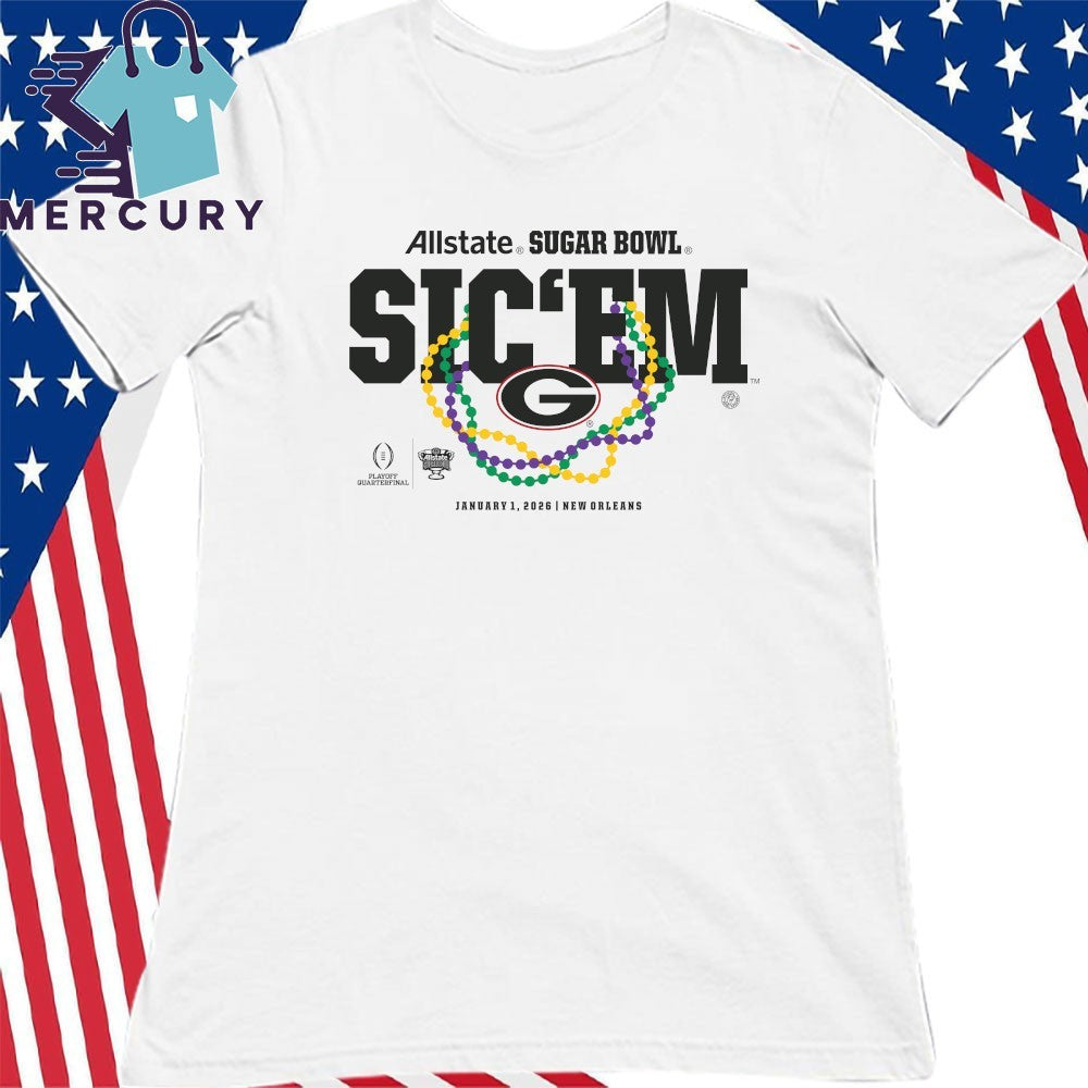Georgia Bulldogs 2026 Allstate Sugar Bowl Shirt