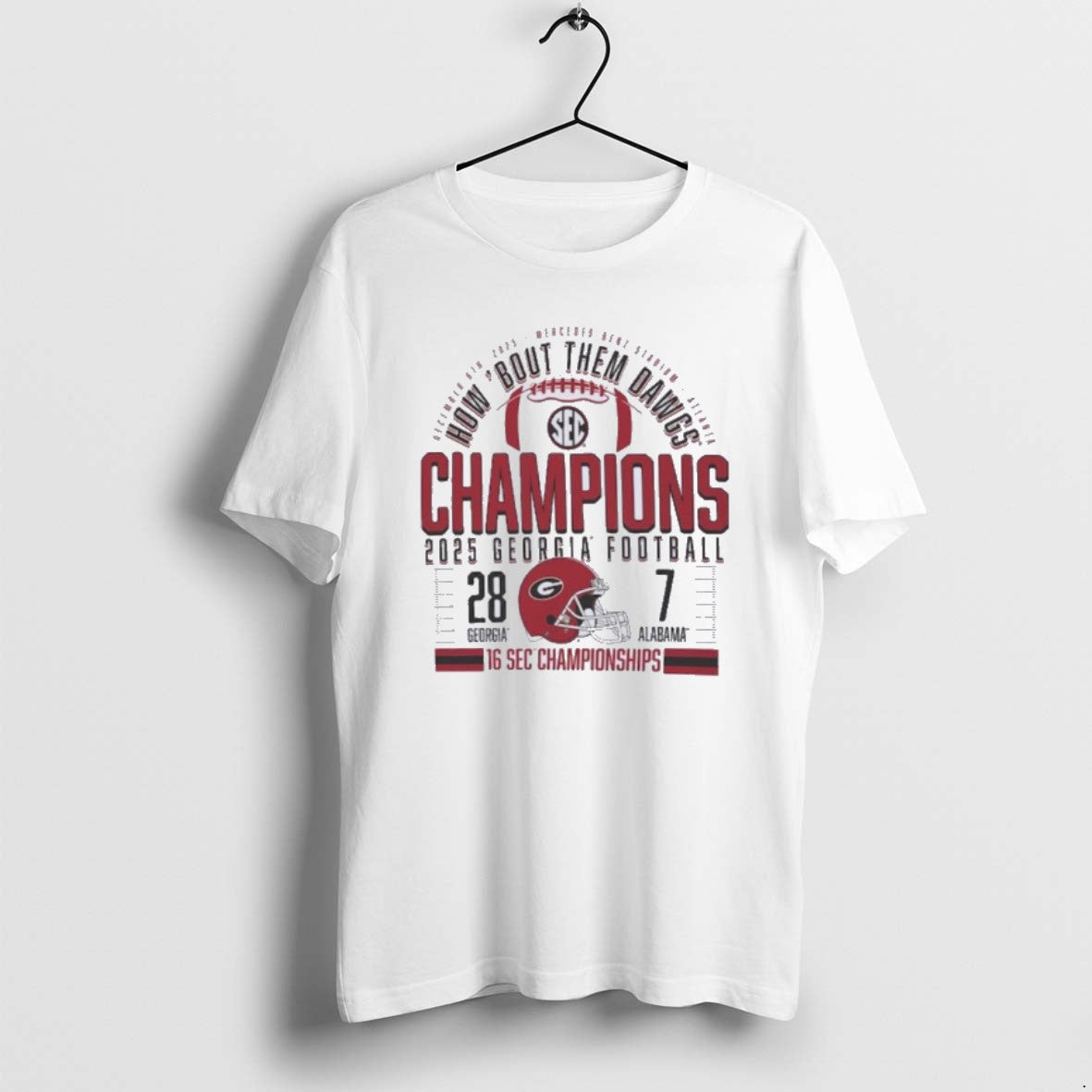Official Georgia Bulldogs Sec Football Champions 16 Sec Championship T-Shirts, Hoodie, Sweatshirt | AU01DripNestTees.com