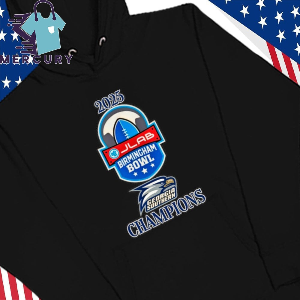 Georgia Southern 2025 Birmingham Bowl Champions Logo Shirt