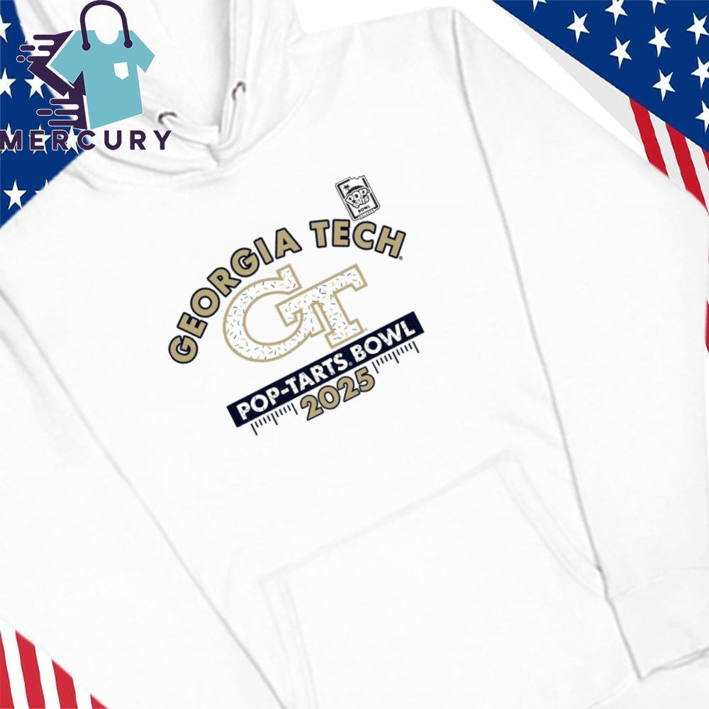 Georgia Tech Yellow Jackets 2025 Pop-Tarts Bowl Sprinkle Logo Shirt