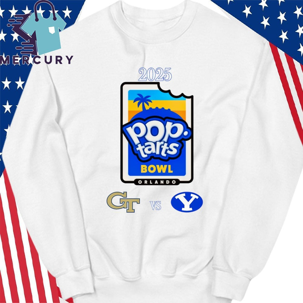 Georgia Tech Yellow Jackets Vs BYU Cougars 2025 Pop-Tarts Bowl Shirt