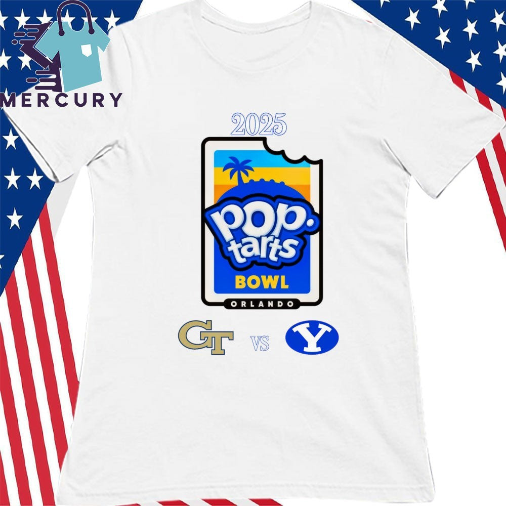 Georgia Tech Yellow Jackets Vs BYU Cougars 2025 Pop-Tarts Bowl Shirt