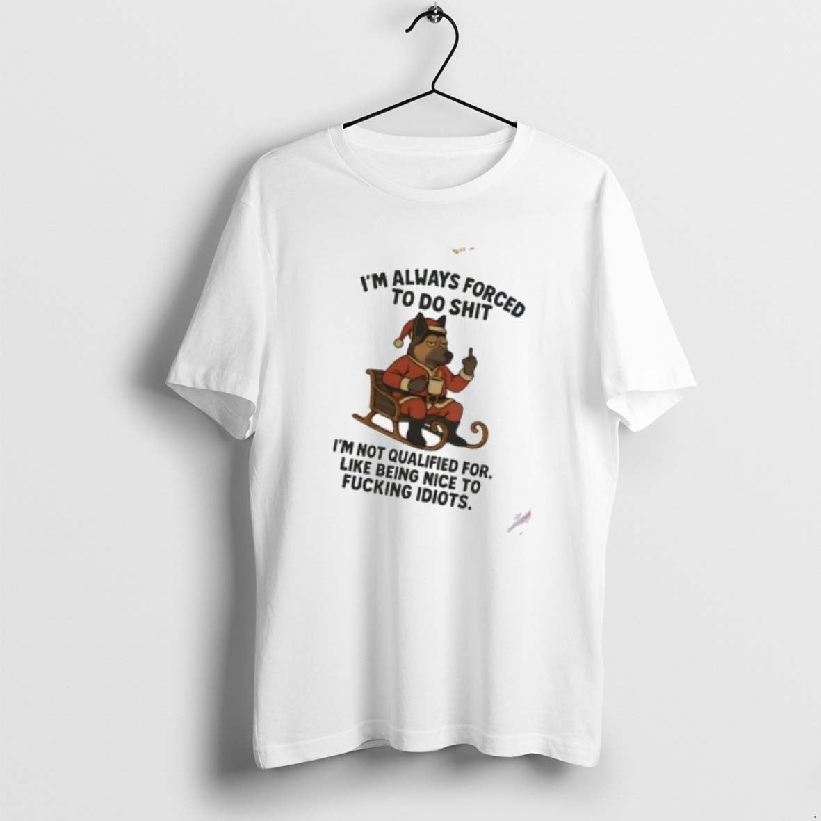 Official German Shepherd Im Always Forced To Do Shit Christmas T-Shirts, Hoodie, Sweatshirt | AU01DripNestTees.com