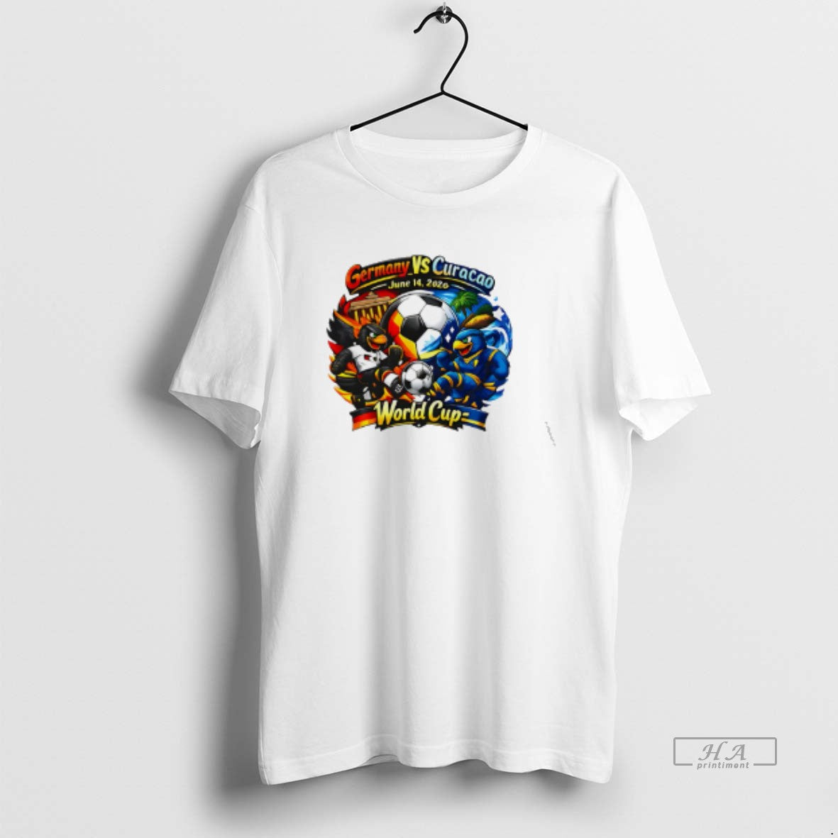 Official Germany Vs Curacao 2026 World Cup Mascot T-Shirts, Hoodie, Sweatshirt | AU01DripNestTees.com