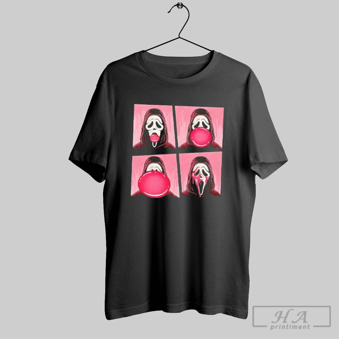 Official Ghostface Bubble Pink Gum Halloween