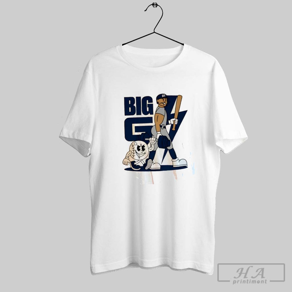 Official Giancarlo Stanton New York Yankees Big G Summer Cartoon