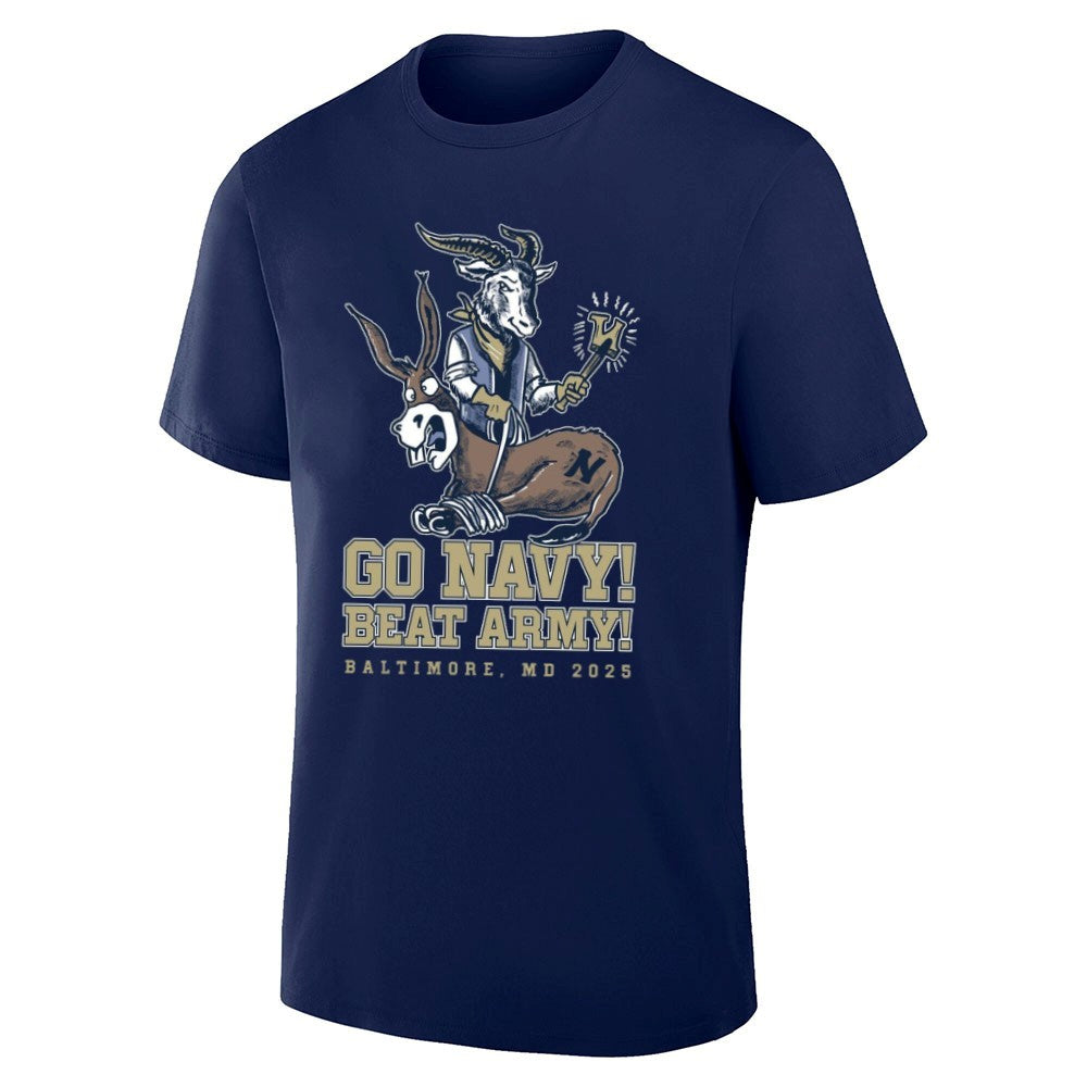 Go Navy Midshipmen beat Army Black Knights Baltimore MD 2025 Shirt