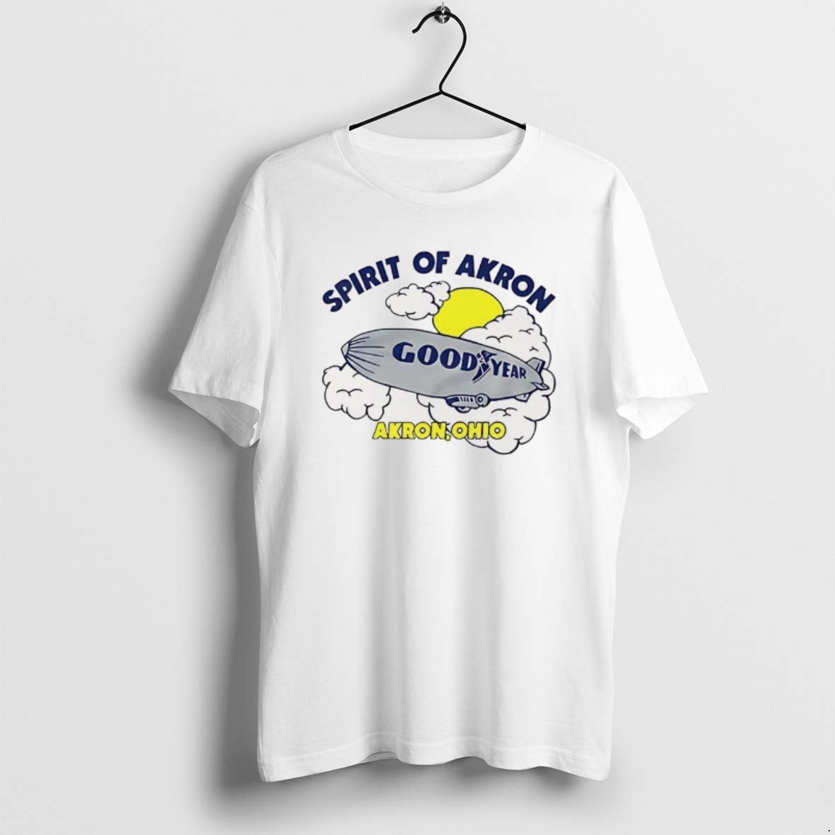 Official Goodyear Blimp Spirit Of Akron Ohio Cartoon T-Shirts, Hoodie, Sweatshirt | AU01DripNestTees.com