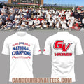 Grand View Vikings Football 2025 NAIA National Champions Two Sided Shirt