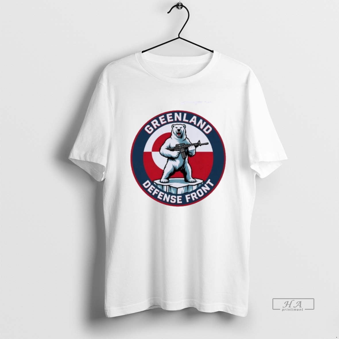 Official Greenland Defense Front Funny Political Polar Bear Solider T-Shirts, Hoodie, Sweatshirt | AU01DripNestTees.com
