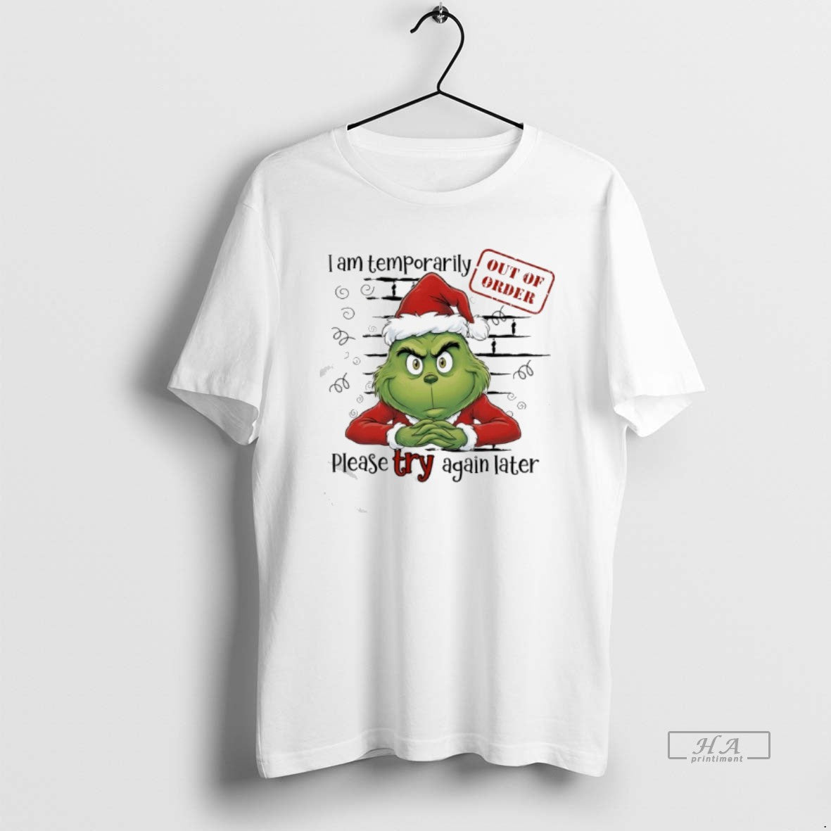 Official Grinch I Am Temporarily Please Try Again Later T-Shirts, Hoodie, Sweatshirt | AU01DripNestTees.com
