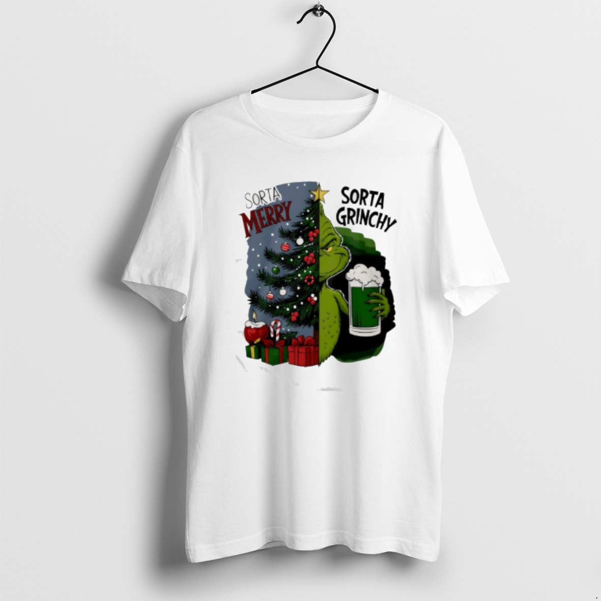 Official Grinch Sorta Merry Sorta Grinchy Christmas Holiday T-Shirts, Hoodie, Sweatshirt | AU01DripNestTees.com