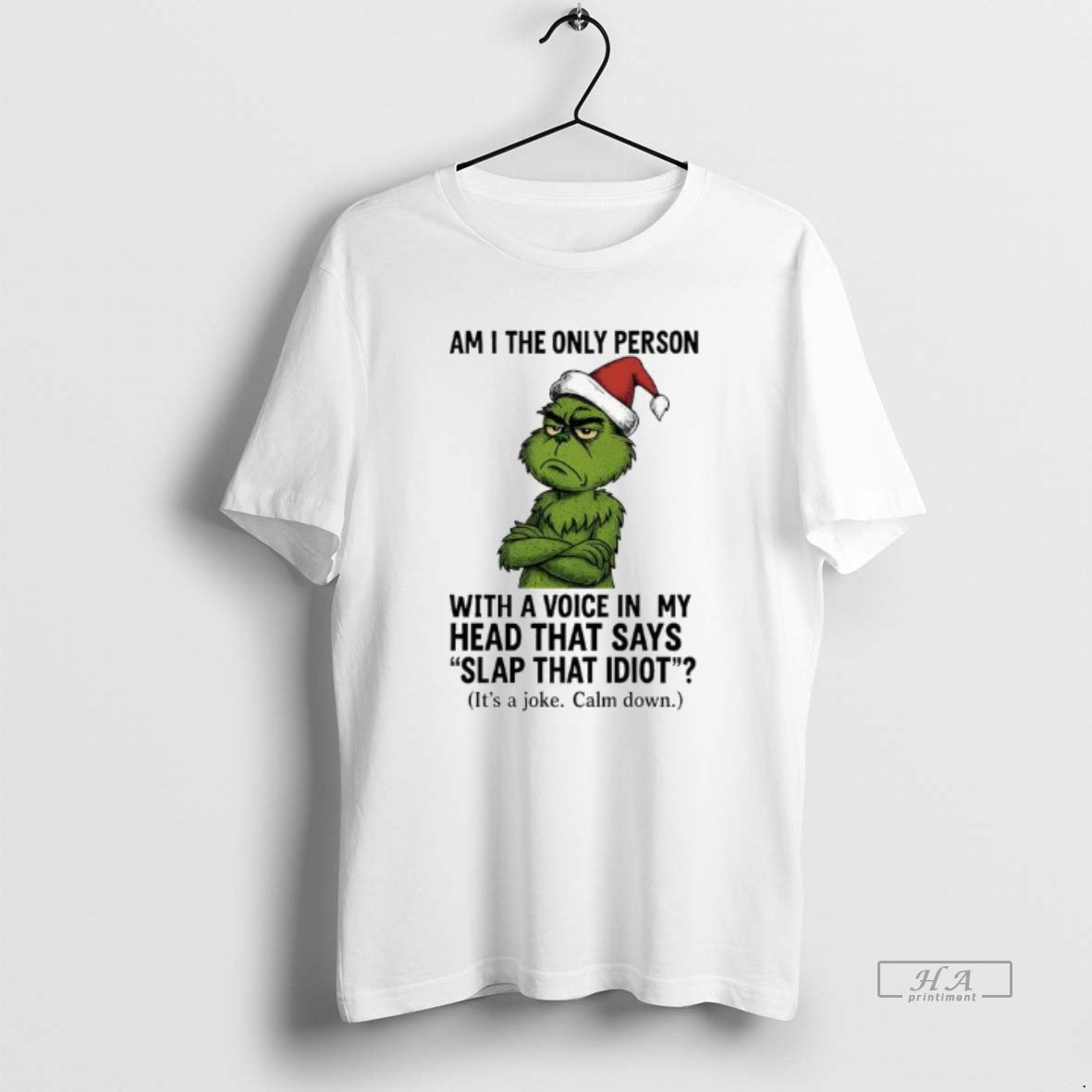 Official Grinch Am I The Only Person With A Voice In My Head That Says T-Shirts, Hoodie, Sweatshirt | AU01DripNestTees.com