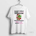 Official Grinch Short Girls Look So Sweet Theyre Like Chipmunk Christmas T-Shirts, Hoodie, Sweatshirt | AU01DripNestTees.com