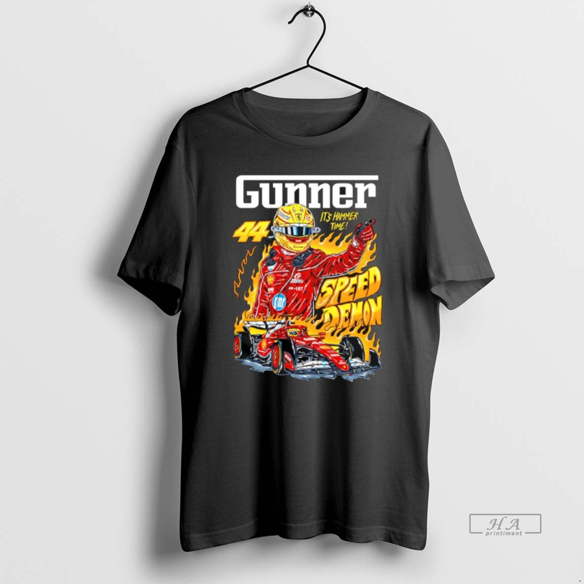 Official Gunner Speed Demon 44 Lewis Hamilton Its Hammer Time T-Shirts, Hoodie, Sweatshirt | AU01DripNestTees.com