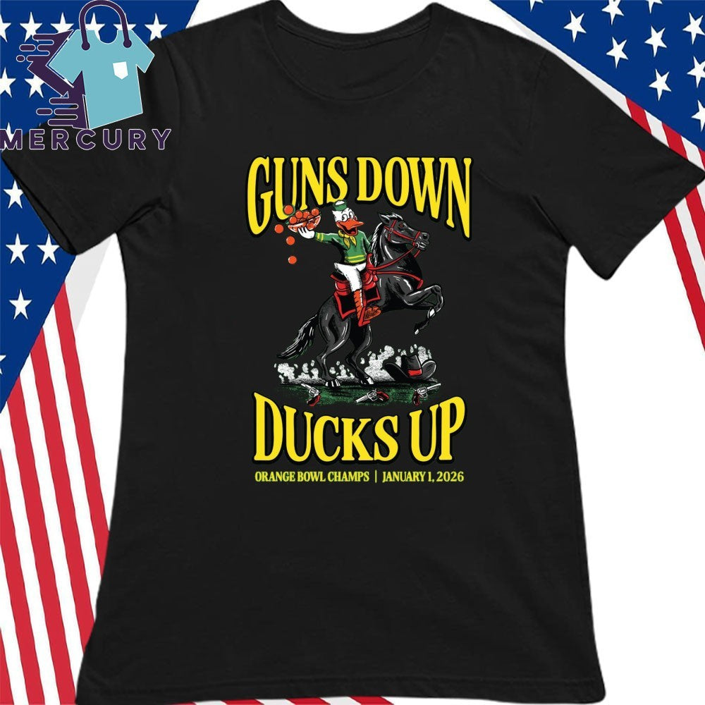 Guns Down Ducks Up 2026 Orange Bowl Champions Shirt
