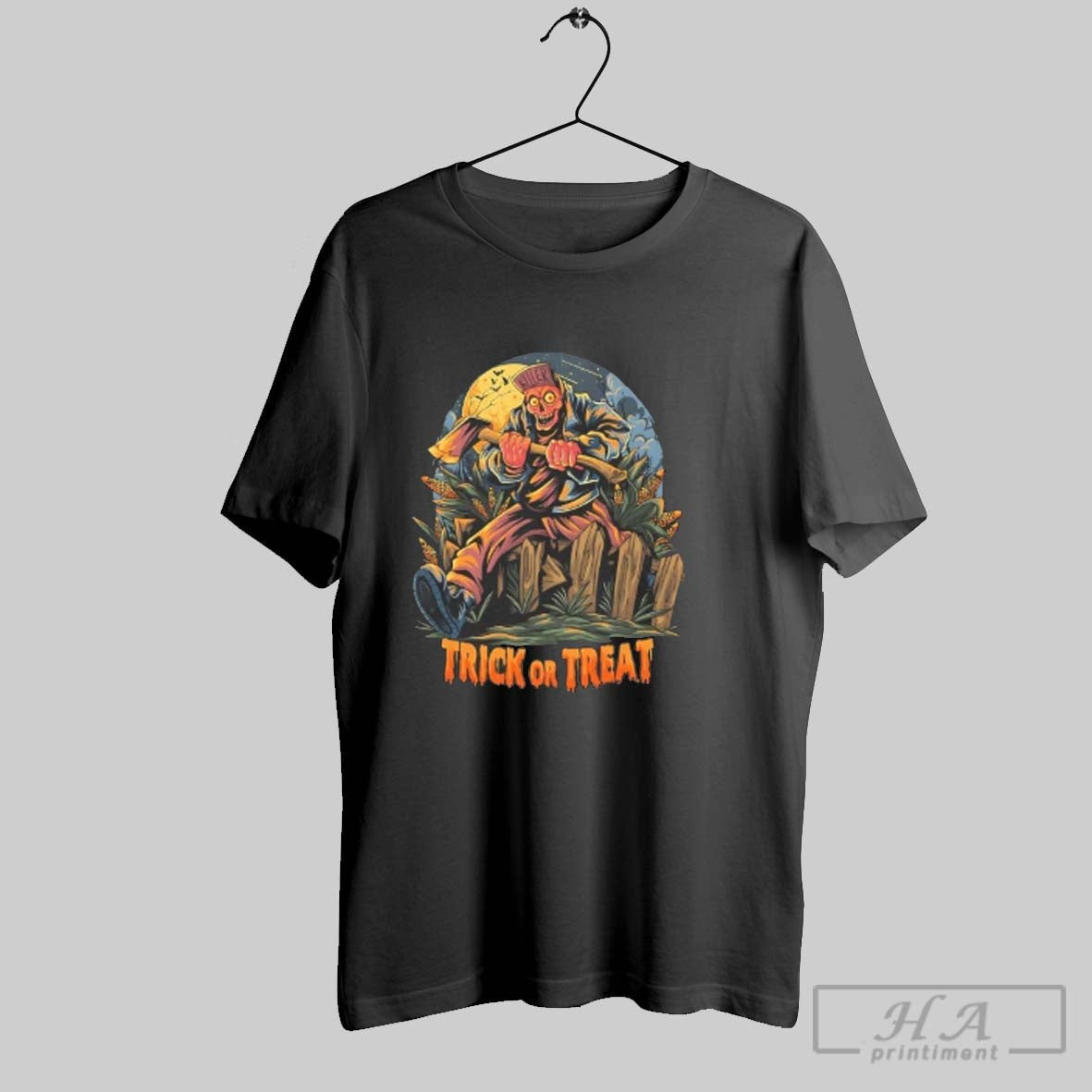 Official Halloween Axe Wielding Zombie Trick Or Treat