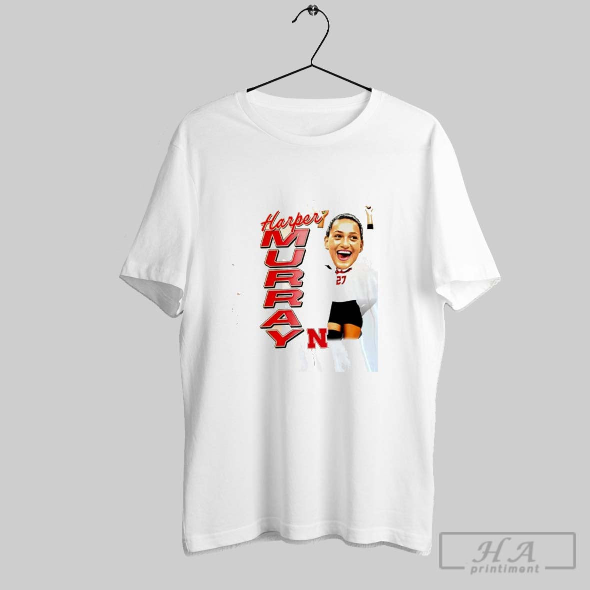 Official Harper Murray Nebraska Huskers Caricature
