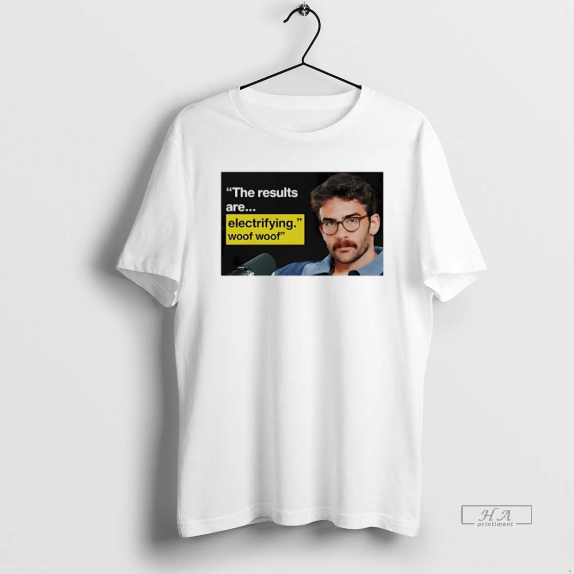 Official Hasan Piker The Results Are Electrifying Woof Woof T-Shirts, Hoodie, Sweatshirt | AU01DripNestTees.com
