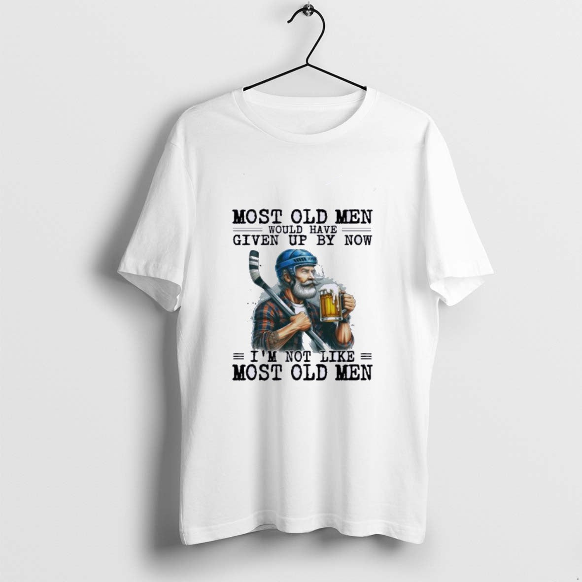 Official Hockey Beer Most Old Men Would Have Given Up By Now T-Shirts, Hoodie, Sweatshirt | AU01DripNestTees.com