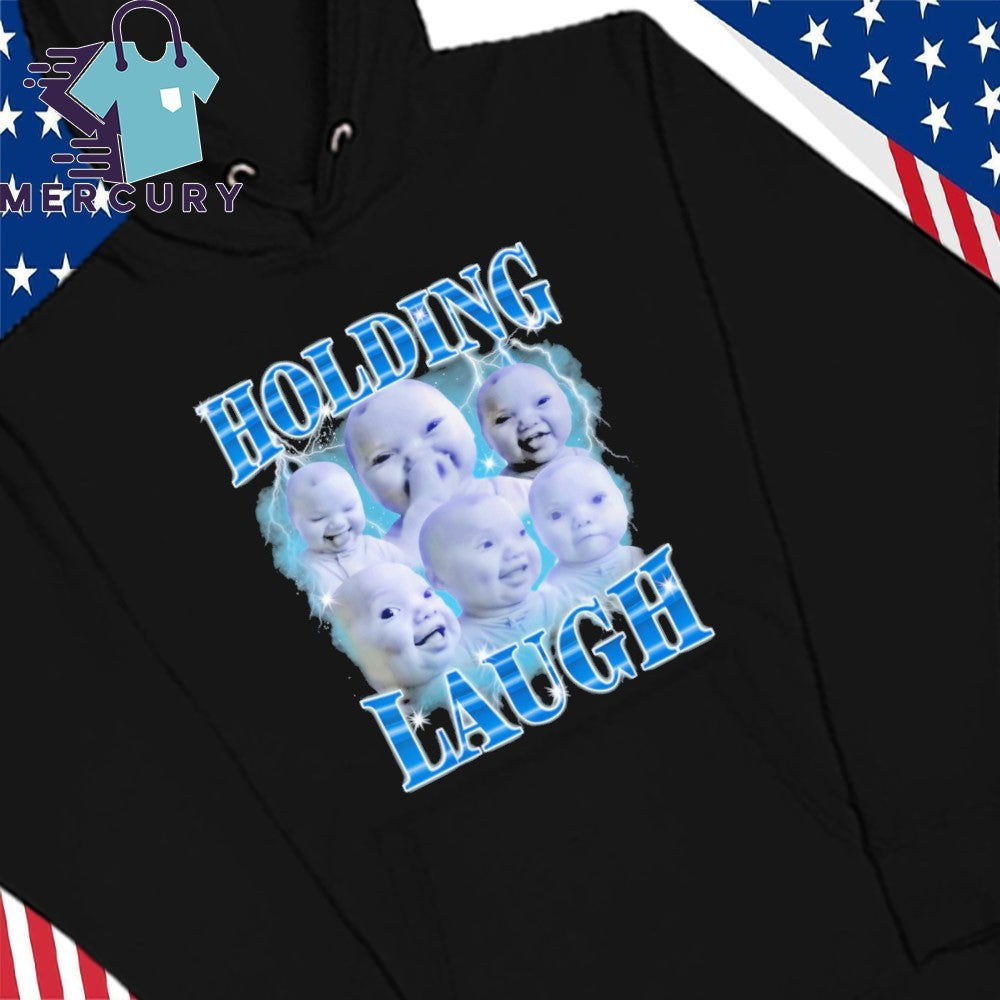 Holding Laugh Niche Baby Gen Z Meme Ai Viral Giggling Ai Laughing Shirt