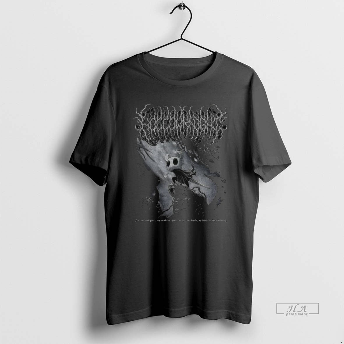 Official Hollow Knight Metal No Cost To Great No Mind To Think T-Shirts, Hoodie, Sweatshirt | AU01DripNestTees.com