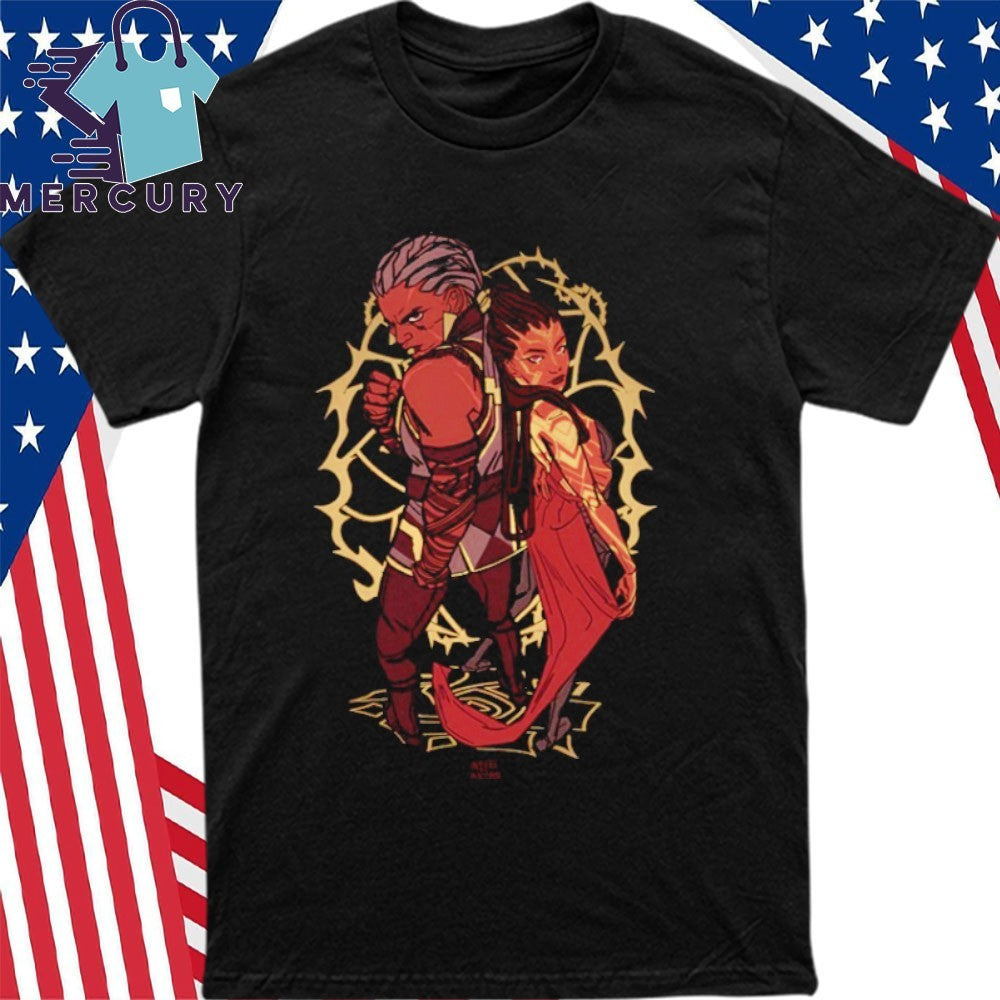 Holographique Mel et Ambessa d’Arcane Shirt