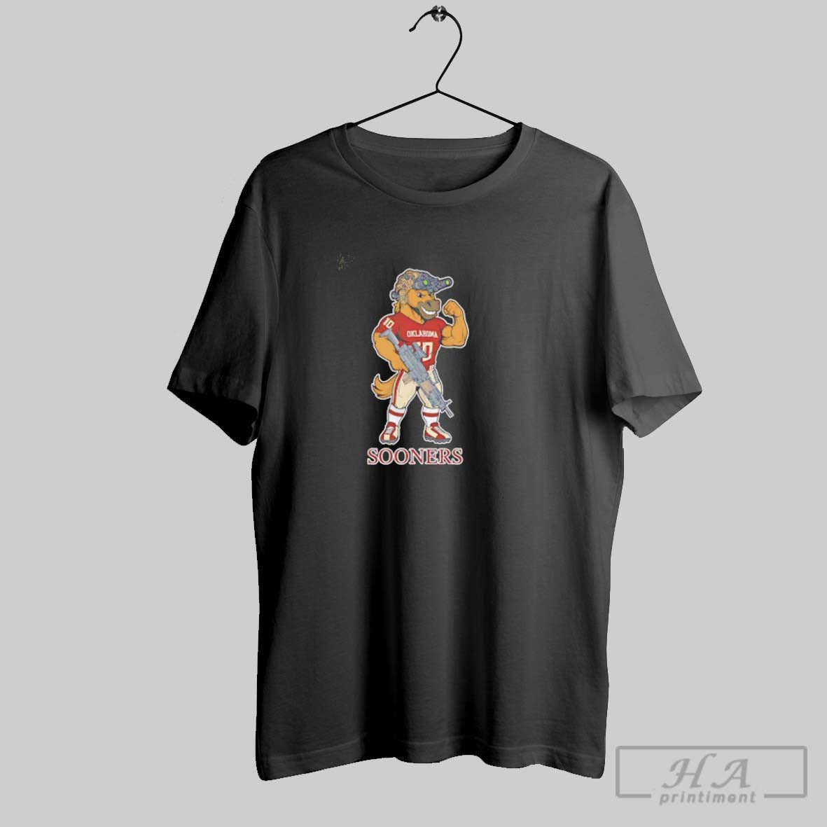 Official Horse Oklahoma Sooners Mascot Military Rifle