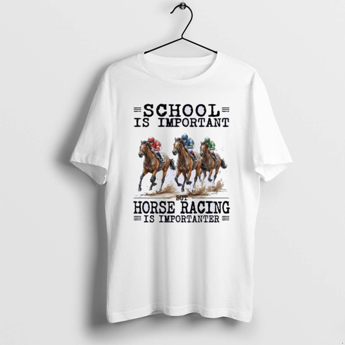 Official Horse Racing School Is Important T-Shirts, Hoodie, Sweatshirt | AU01DripNestTees.com
