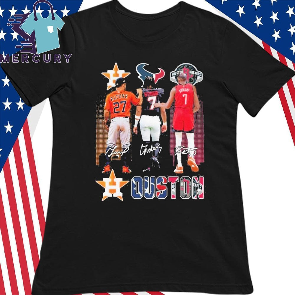 Houston Astros Altuve Houston Texans Stroud Houston Rockets Durant Shirt