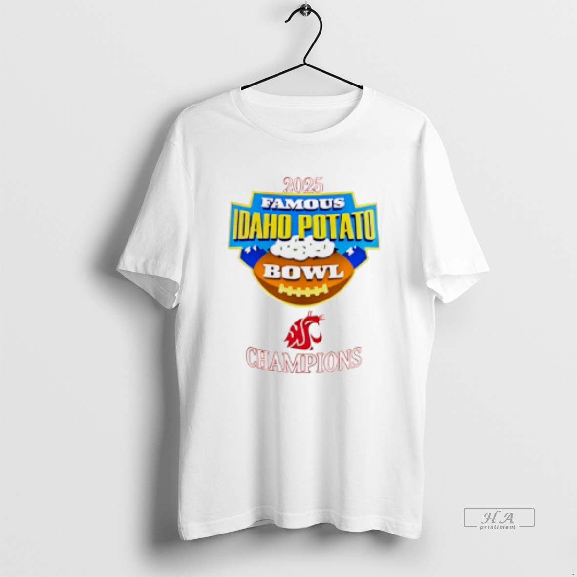 Official Houston Cougars 2025 Famous Idaho Potato Bowl Champions Logo T-Shirts, Hoodie, Sweatshirt | AU01DripNestTees.com