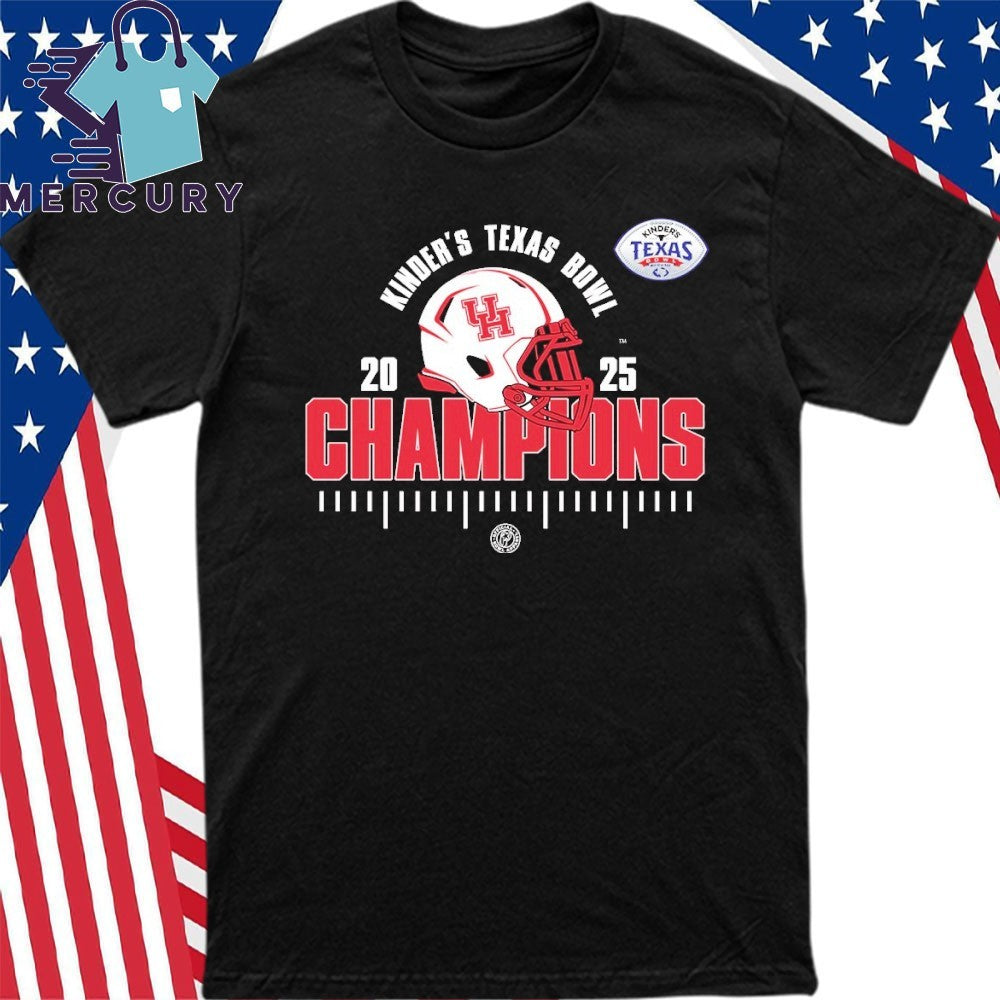 Houston Cougars Kinder’s Texas Bowl Champions 2025 NCAA Football Shirt
