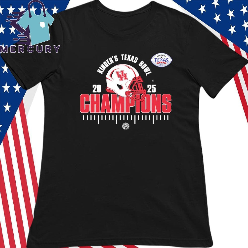 Houston Cougars Kinder’s Texas Bowl Champions 2025 NCAA Football Shirt