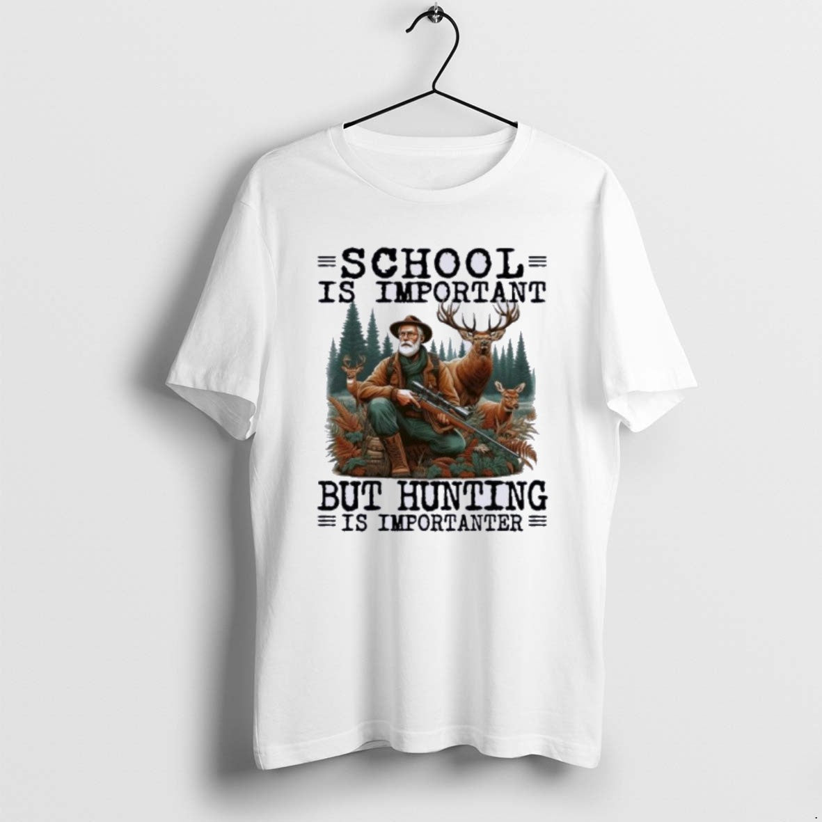 Official Hunting School Is Important T-Shirts, Hoodie, Sweatshirt | AU01DripNestTees.com