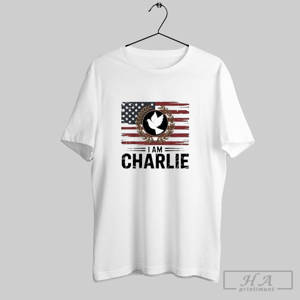 Official I Am Charlie Kirk American Flag 2025
