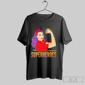 Official I Teach Superheroes Strong Girl Red