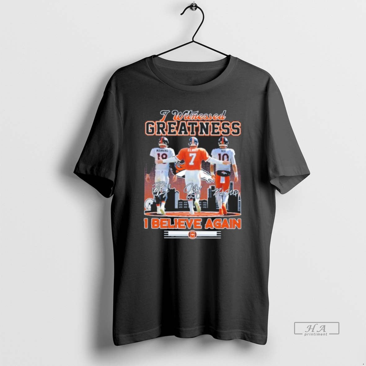 Official I Witnessed Greatness Player Signature I Believe Again T-Shirts, Hoodie, Sweatshirt | AU01DripNestTees.com
