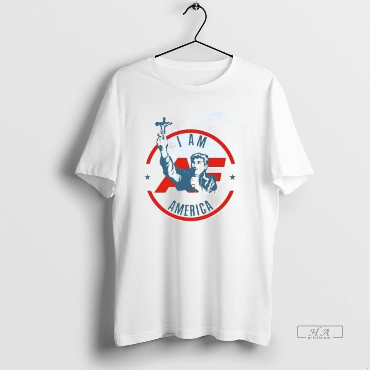 Official I Am America First Crucifix T-Shirts, Hoodie, Sweatshirt | AU01DripNestTees.com