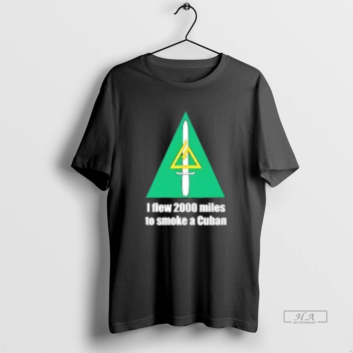 Official I Flew 2000 Miles To Smoke A Cuban Logo T-Shirts, Hoodie, Sweatshirt | AU01DripNestTees.com