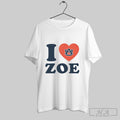 Official I Love Zoe Slaughter Heart Auburn Tigers