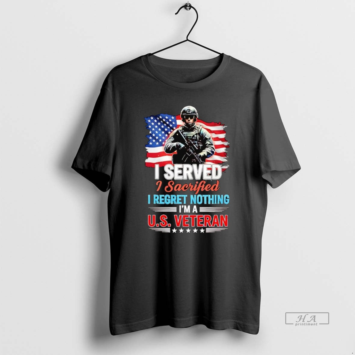 Official I Served I Sacrified I Regret Nothing Im A Us Veteran T-Shirts, Hoodie, Sweatshirt | AU01DripNestTees.com